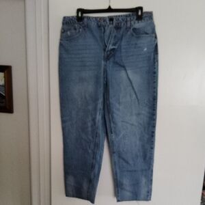Forever 21 Men's Light Blue Relaxed Jeans